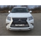 Накладка решётки радиатора 16 мм ТСС для Lexus GX460 2014-2019