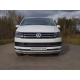 Защита передняя двойная 42-42 мм ТСС для Volkswagen Multivan T6 2015-2021