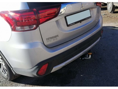 Фаркоп Мотодор шар А с оцинкованным шаром, крепление на двух болтах для Mitsubishi Outlander 2012-2021