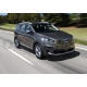 Пороги алюминиевые Rival Black для Kia Sorento Prime 2018-2021