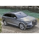 Пороги алюминиевые Rival Black New для Audi Q7 2015-2021