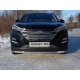 Накладка решётки радиатора 12 мм ТСС для Hyundai Tucson 2015-2018